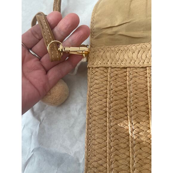 Skilkly Bride Set Straw Purse & Earrings NWT Bridal Set - Picture 7 of 11